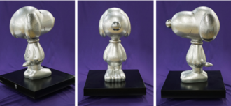 Charles Schulz Art Charles Schulz Art Silver Sparkle Snoopy